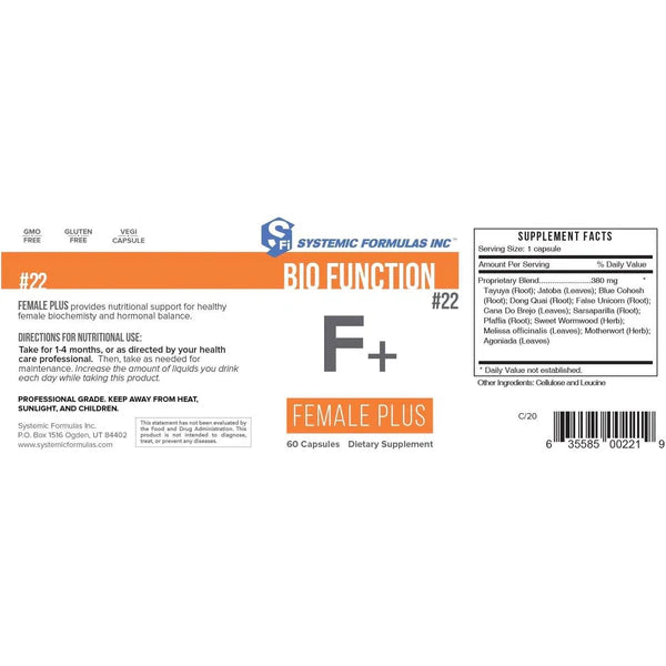 F+ - FEMALE PLUS Systemic Formulas