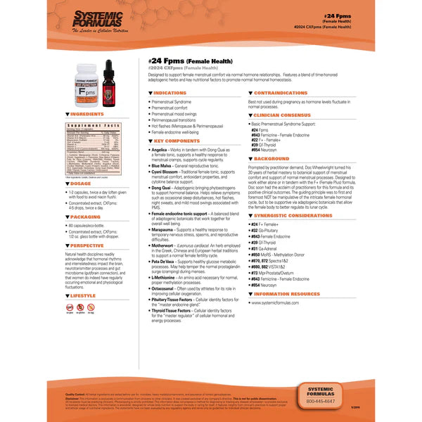 Fpms Systemic Formulas