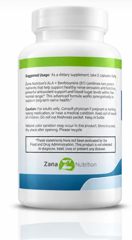 NervCor (Alpha Lipoic Acid & B1) for Healthy Nerve Function