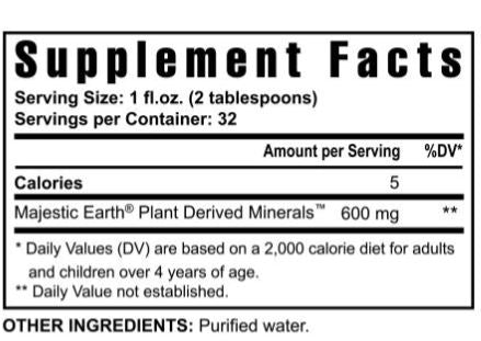 Plant Derived Minerals Liquid Complex