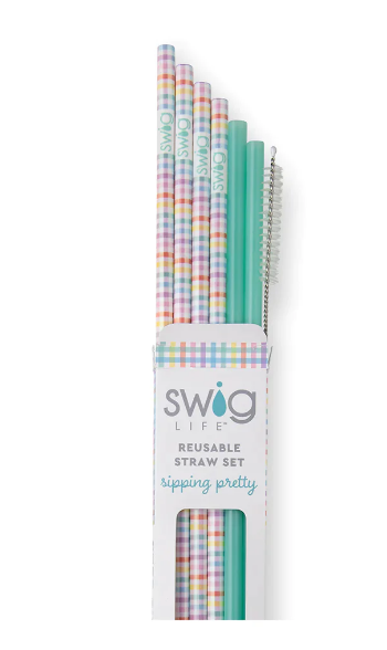 Reusable Straw Set (Summer Prints on Clearance)